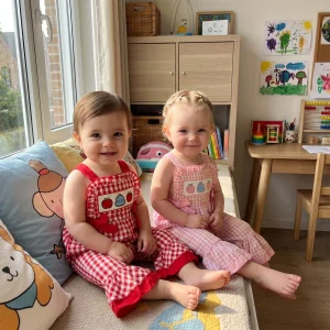 Girls Jumpsuit Sleeveless Bell Bottoms