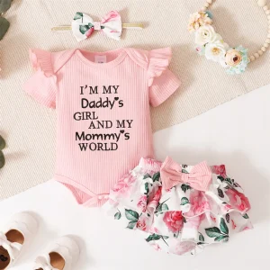 Baby Floral Outfit Set
