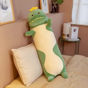 Long Dinosaur Plush Pillow